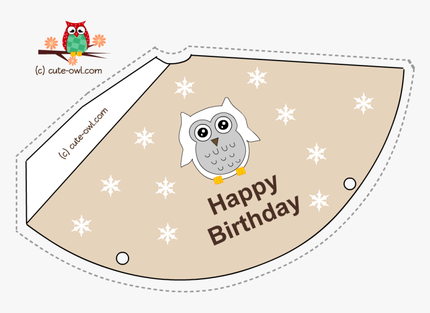 Cute Owl Party Hats - Party Hat, HD Png Download