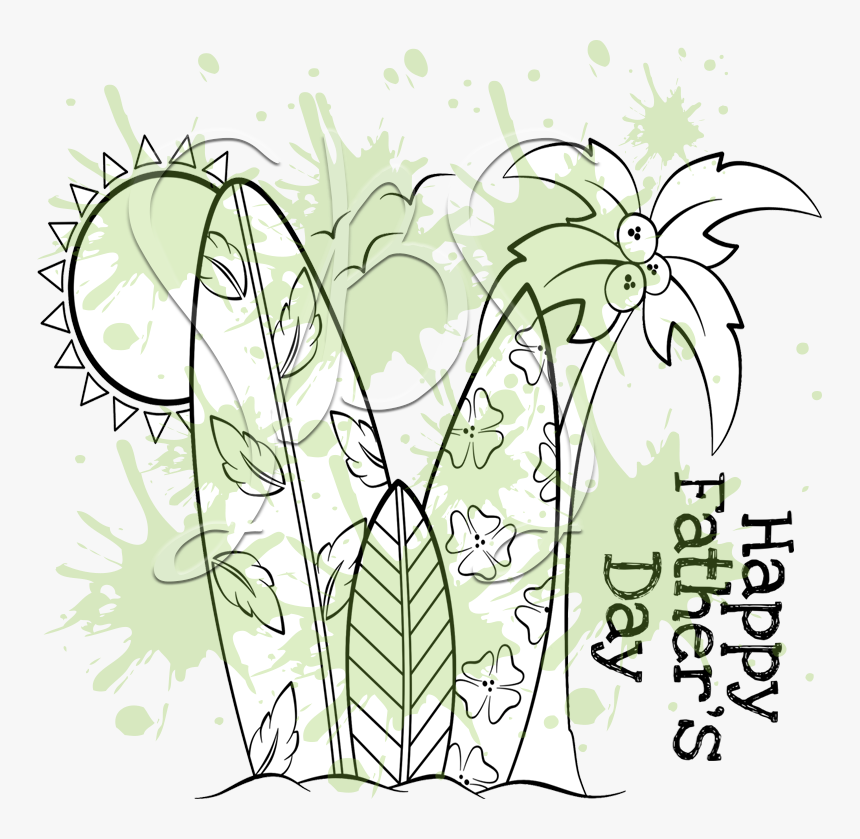 Surf Happy Fathers Day Png, Transparent Png
