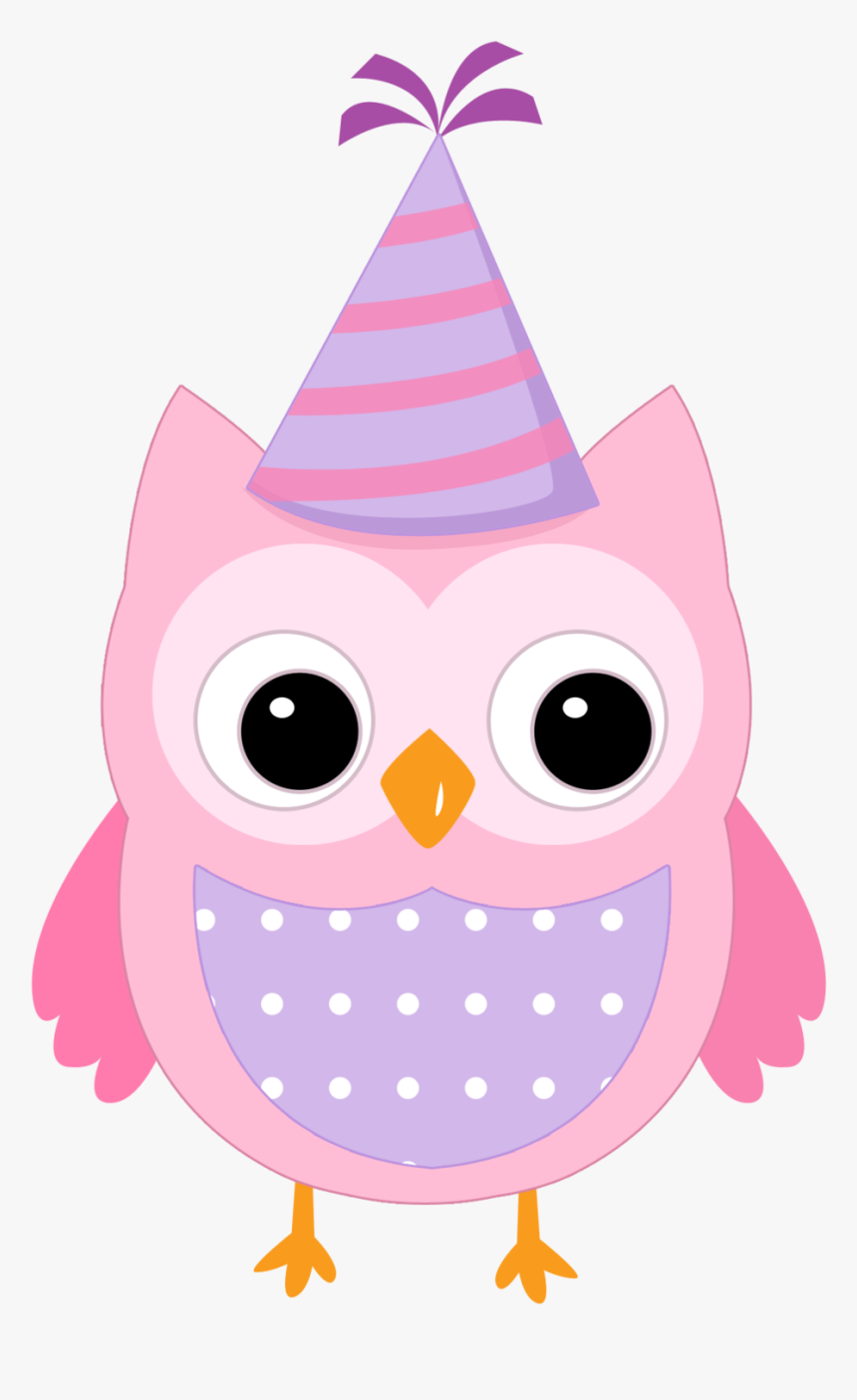 Clipart Art Owl, Clip Art And Owl Clip Art - Owl With Birthday Hat, HD Png Download