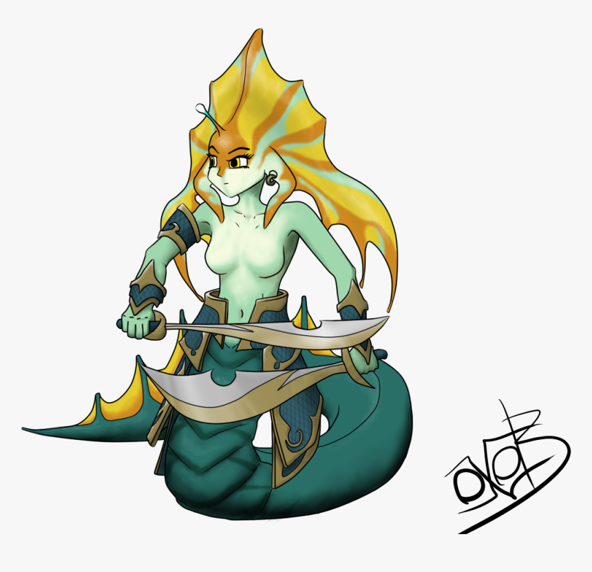 Slithice The Naga Siren, HD Png Download