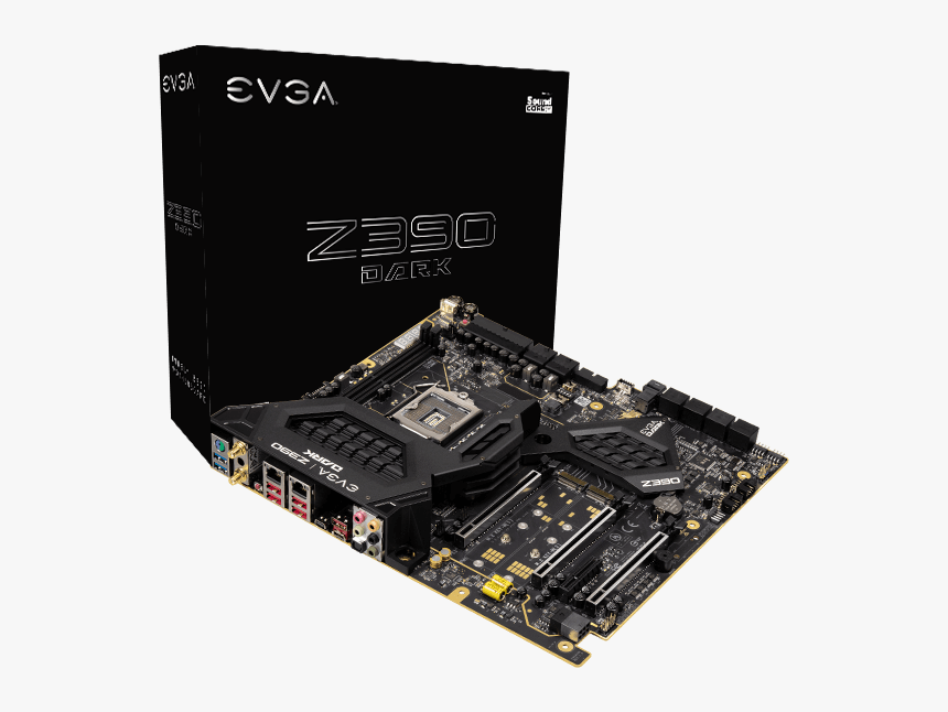 Evga Z390 Dark Motherboard, HD Png Download