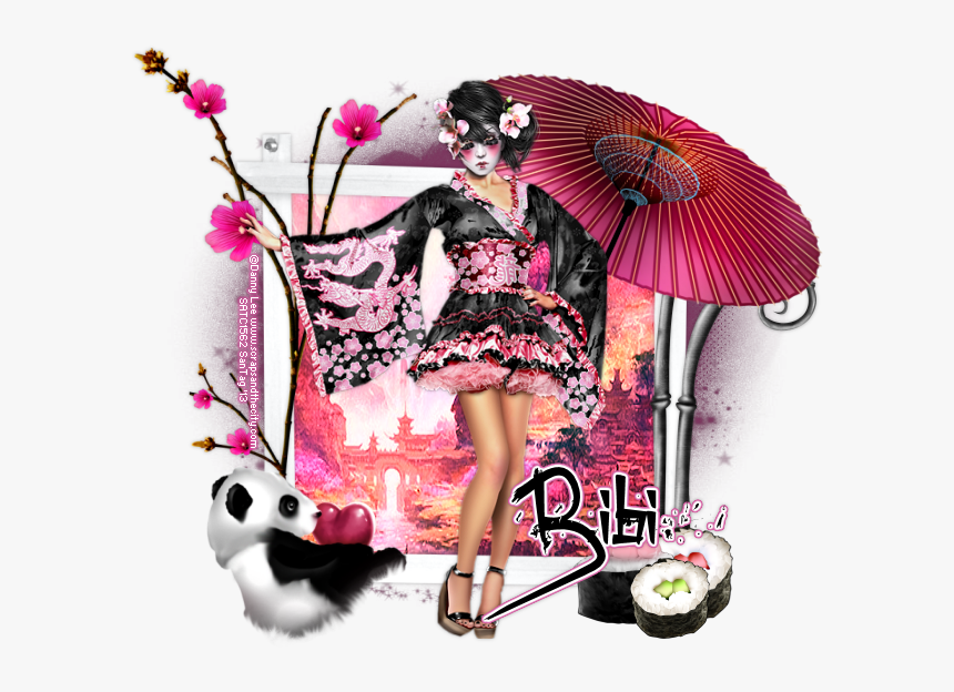 Transparent Geisha Clipart - Png Geisha, Png Download