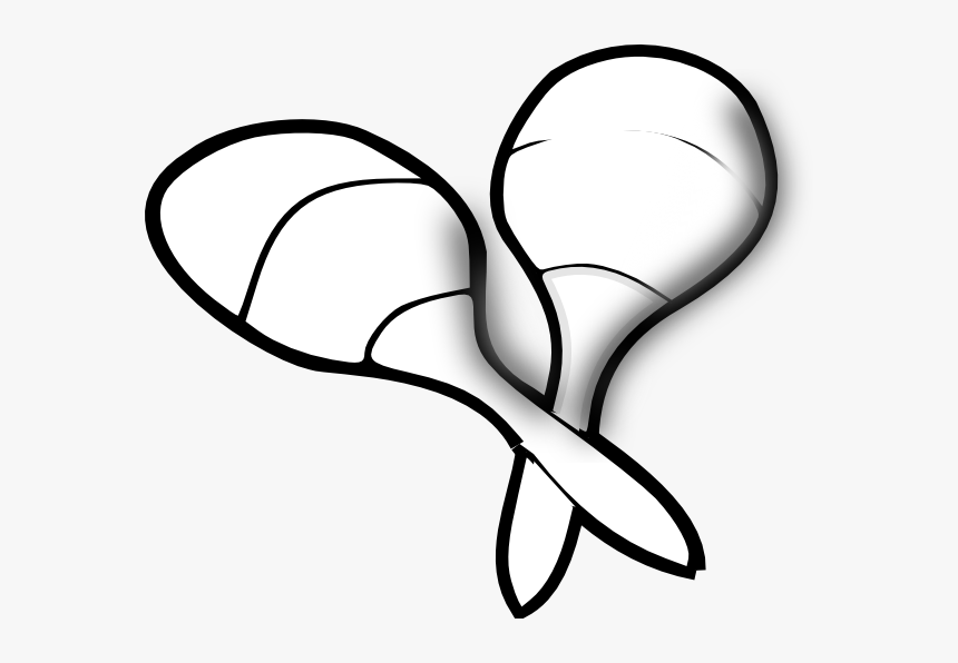 Maracas Clip Art - Kolay Müzik Aleti Çizimi, HD Png Download