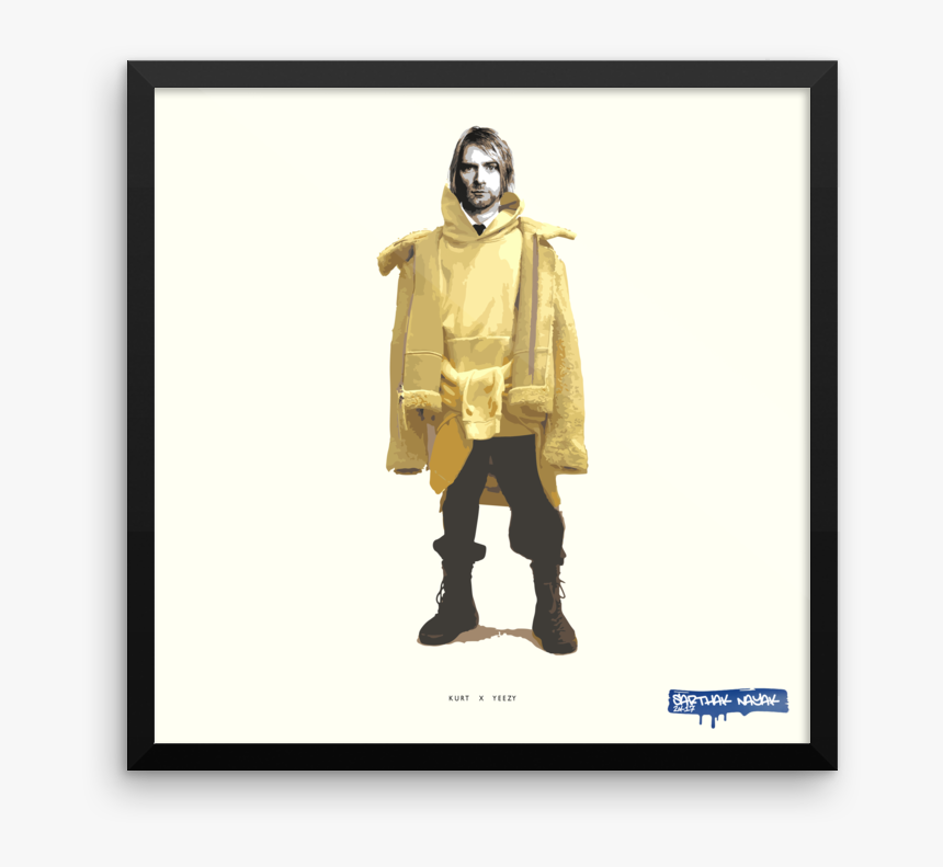 Image Of Kurt Cobain X Yeezy - Figurine, HD Png Download