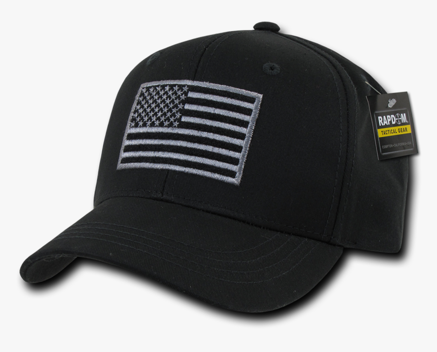 Tactical Operator Cap - Black Hat With Flag, HD Png Download