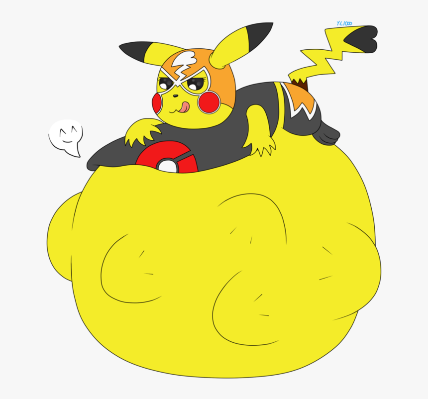 Pc] Pikachu Libre Vores Brais By Yoshilover1000 On - Pikachu Libre Vore, HD Png Download