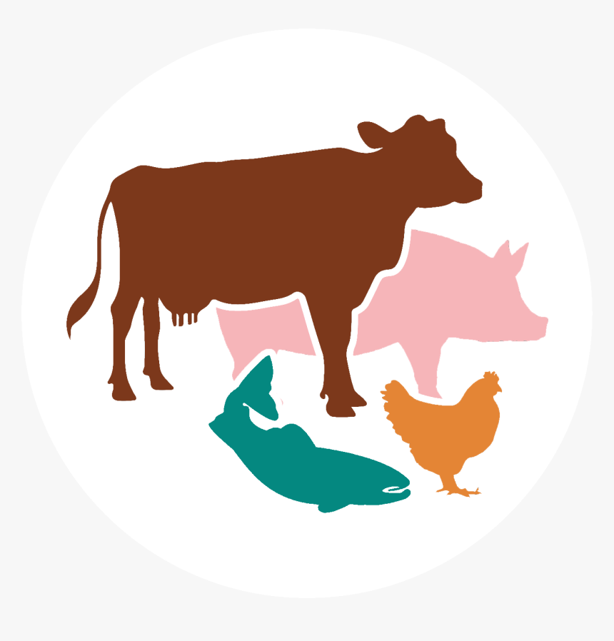 Your Choices Affect The Animals - Cow Silhouette Vector Icon, HD Png Download