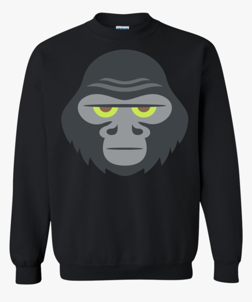 Gorilla Face Emoji Sweatshirt - Queen Band Sweater, HD Png Download