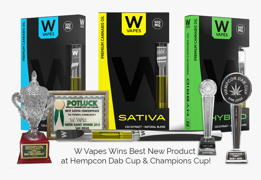 W Vapes - Oil Cannabis Vape, HD Png Download