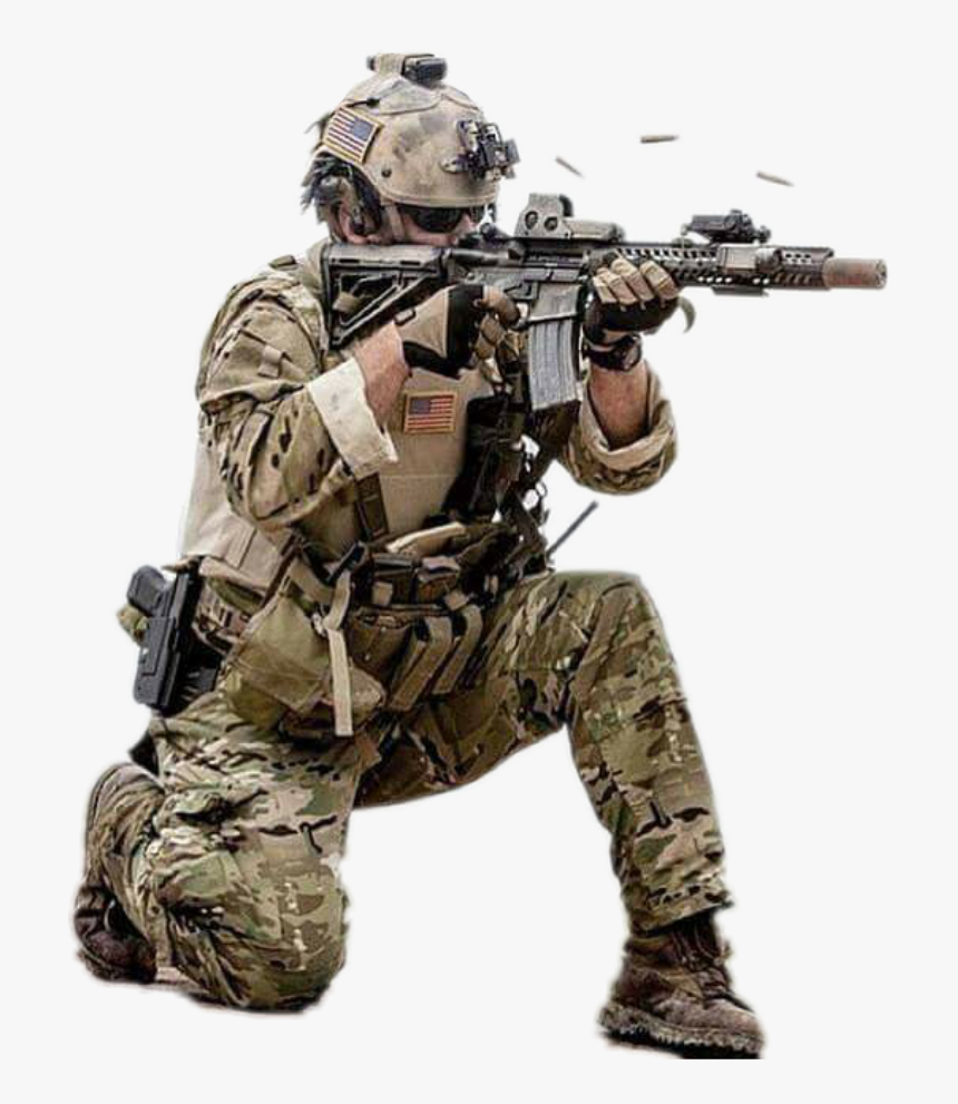 Us Navy Seal Operator - Us Special Forces Shooting, HD Png Download