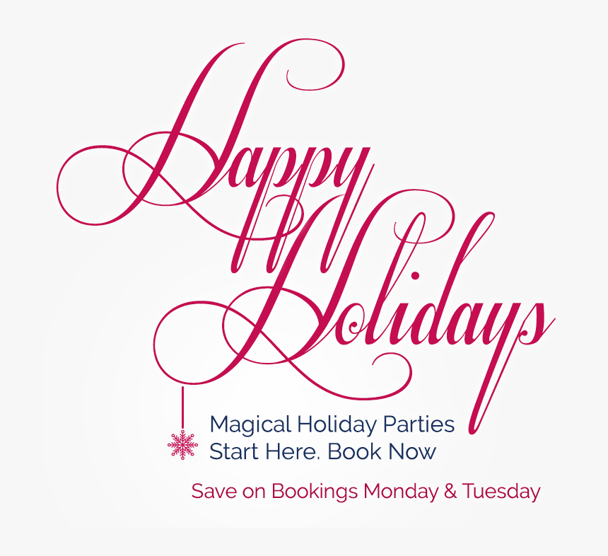 Merry Christmas And Happy Holidays Calligraphy, HD Png Download