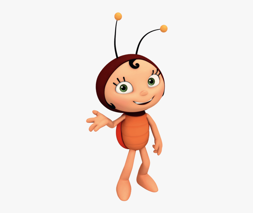 Lara The Lady Bug - Maya The Bee 2 Characters, HD Png Download