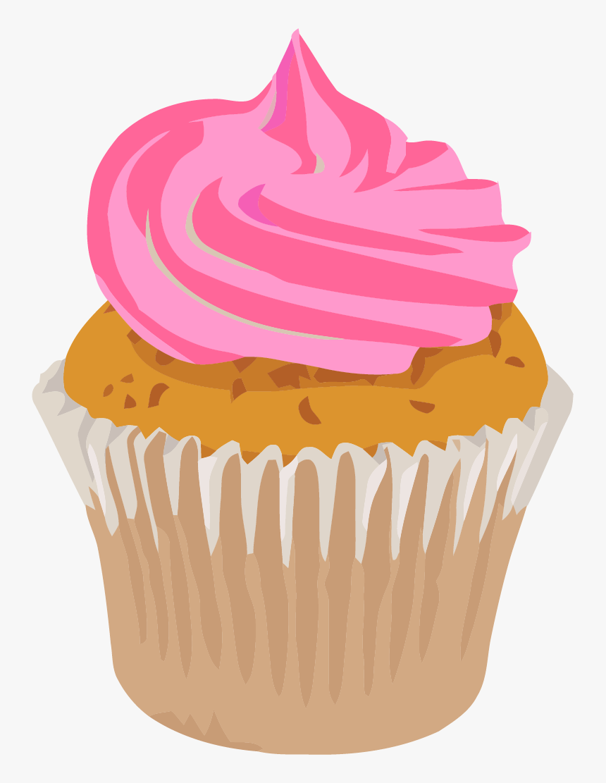 Realistic Cupcake Clipart Png Picture - Printable Free Cupcake Clipart, Transparent Png