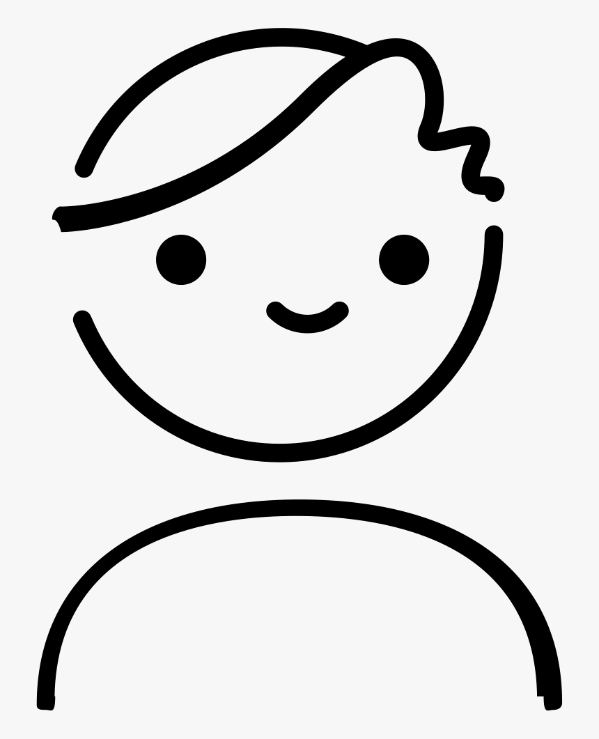 Happy Little Boy - Beauty Face Pink Icon Png, Transparent Png