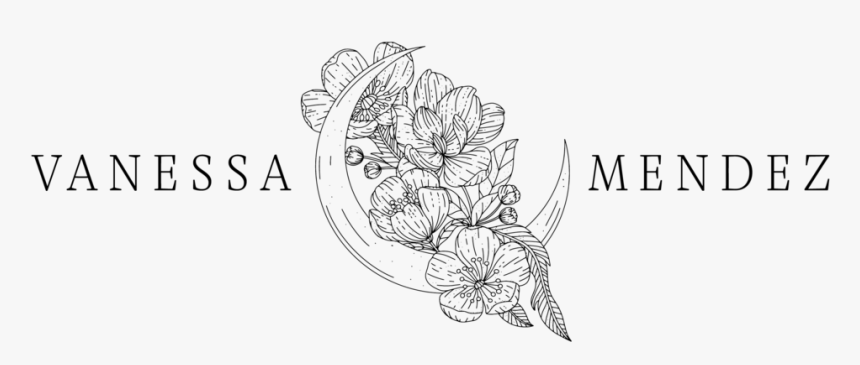 Floral Moon San Antonio Birth Photographer - Line Art, HD Png Download