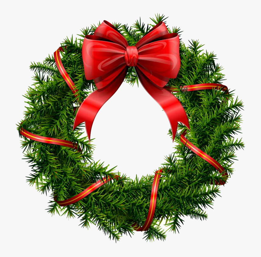 Christmas Wreath Png File, Transparent Png