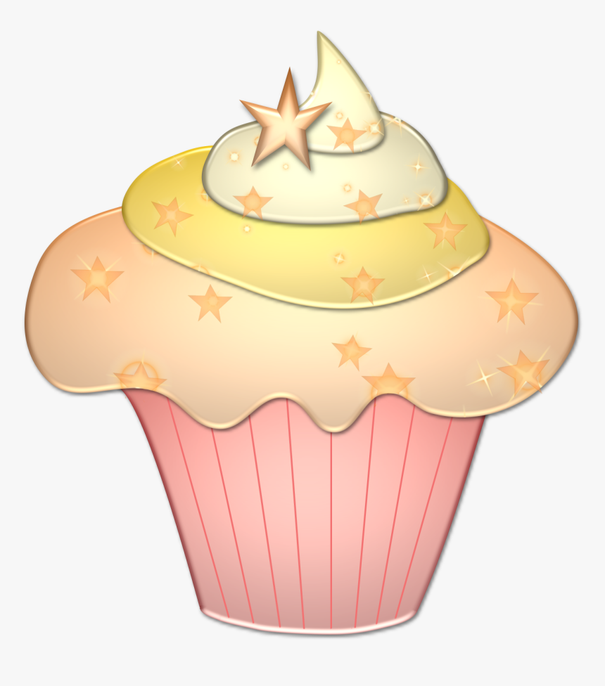 Cupcake Clipart - Gold Cupcakes Clipart Hd, HD Png Download