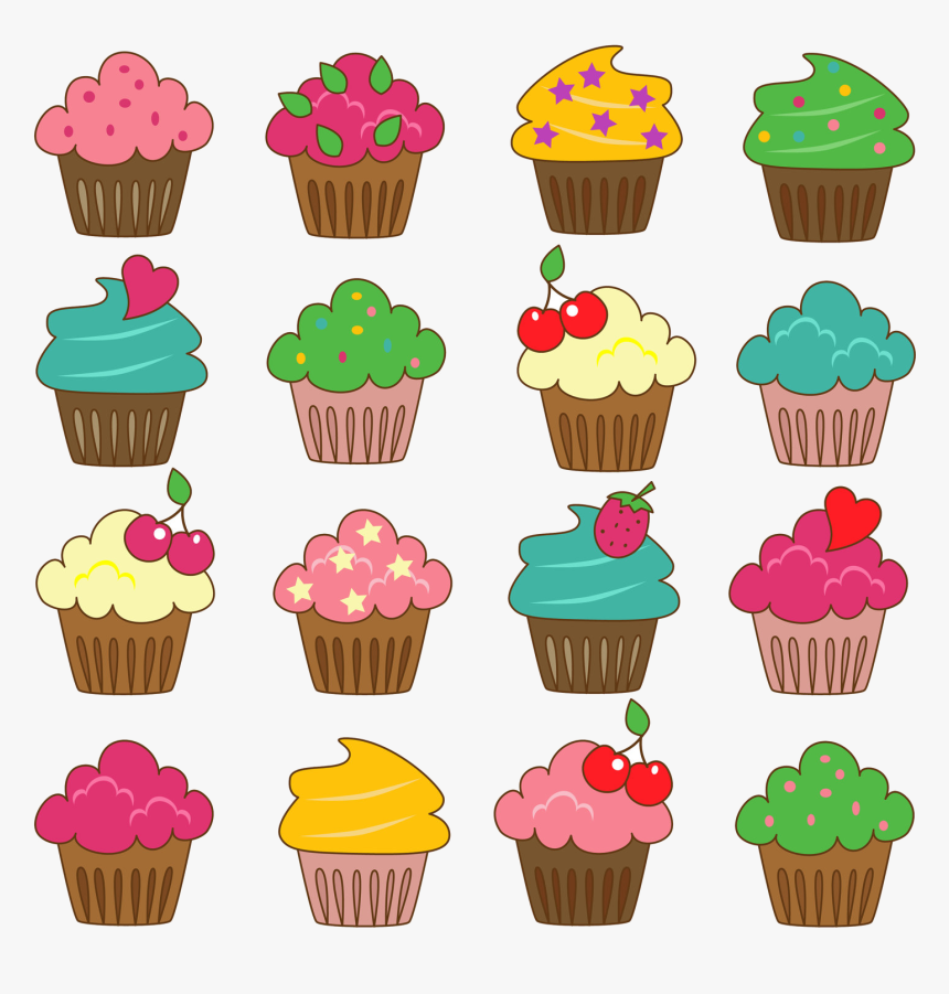 Cupcake Clipart Free Images Transparent Png - Cupcake Clipart, Png Download
