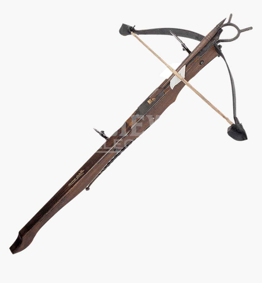 Clip Art Large Th Century Me - Medieval Crossbow, HD Png Download