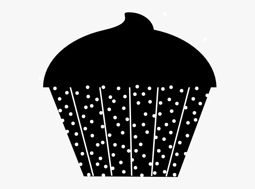 Blue Cupcake Clip Art - Cupcake Shaped Clip Art, HD Png Download