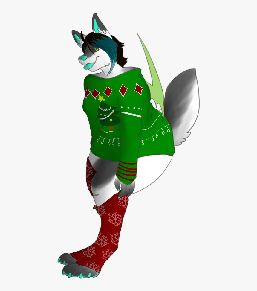 Ugly Sweater Cute Pup - Cartoon, HD Png Download