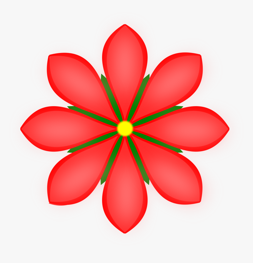 Red Flower Vector Image - Modanisa Logo Png, Transparent Png