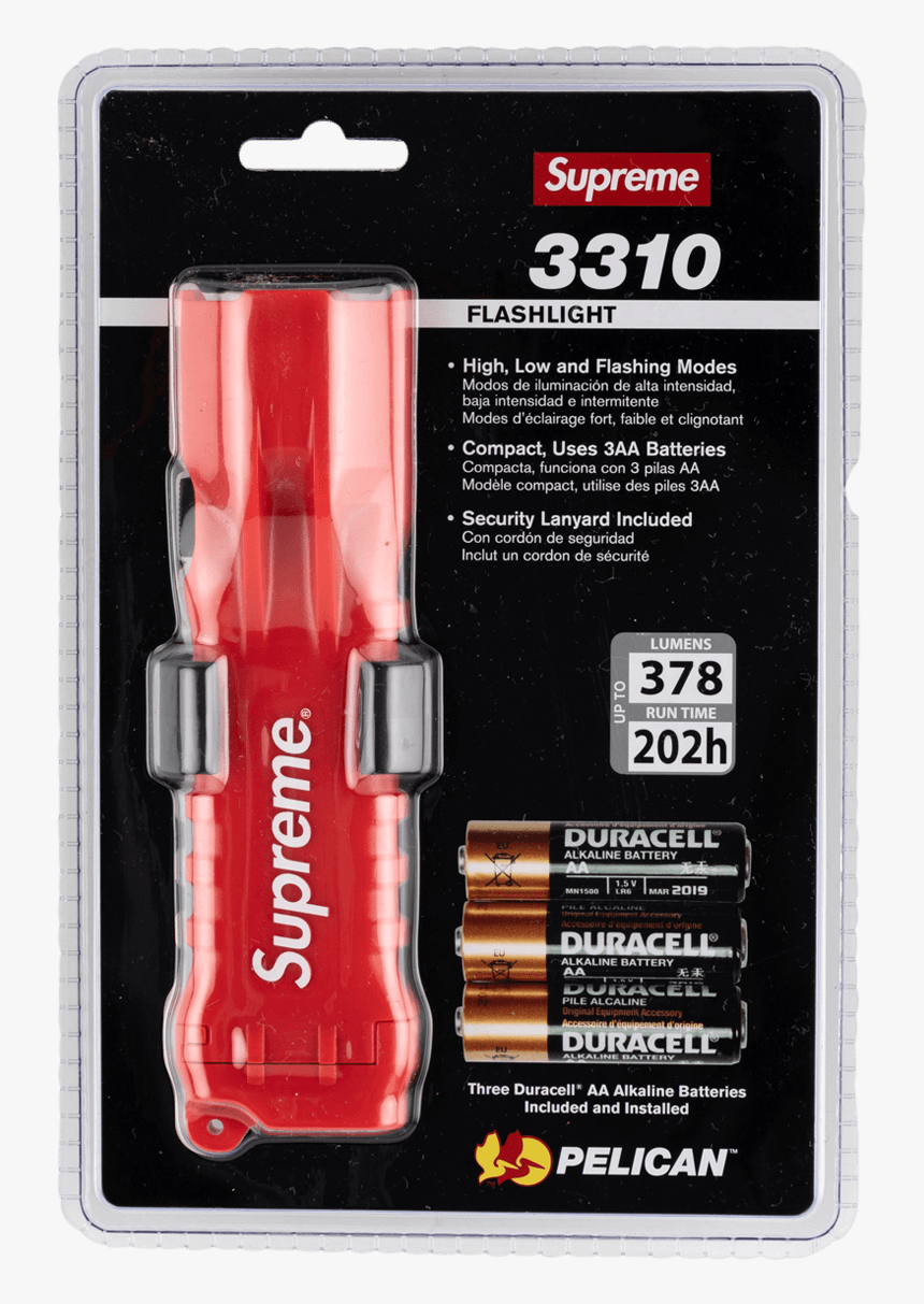 Supreme Pelican 3310pl Flashlight Ss - Supreme, HD Png Download
