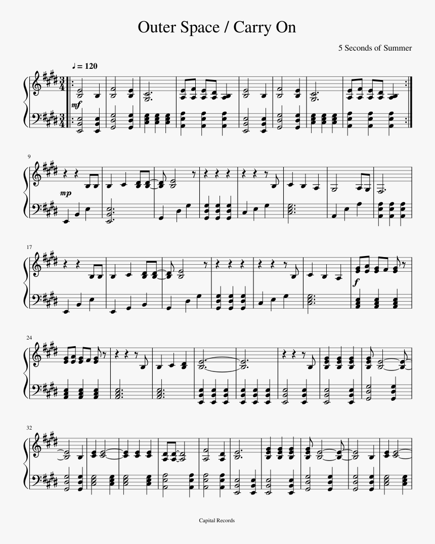 We Don T Talk Anymore Piano Notes, HD Png Download