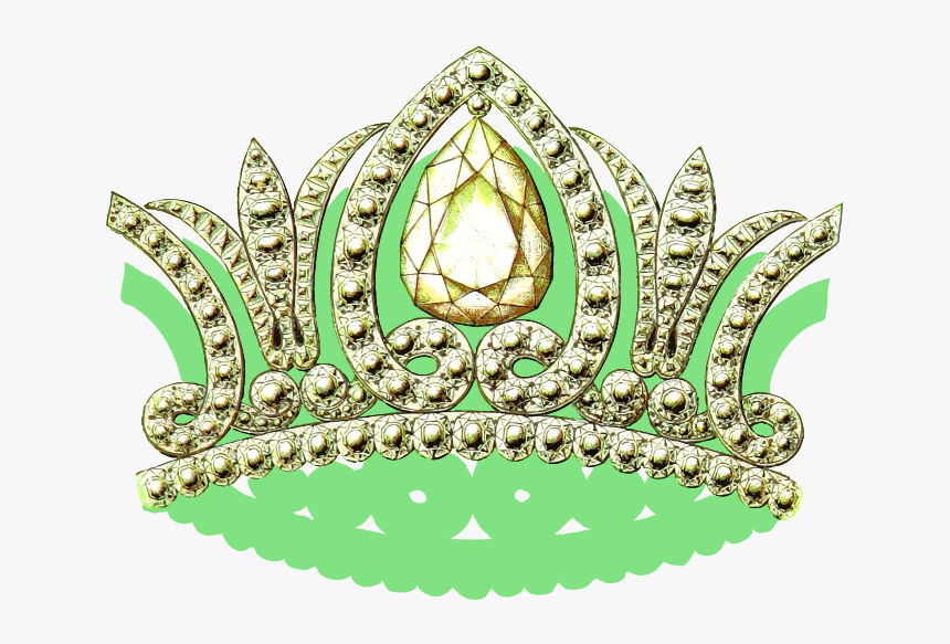 Transparent Bling Clipart - Green Crown Clipart, HD Png Download