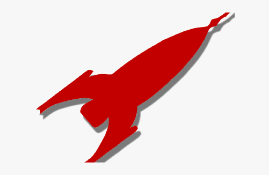 Red Rocket Ship, HD Png Download