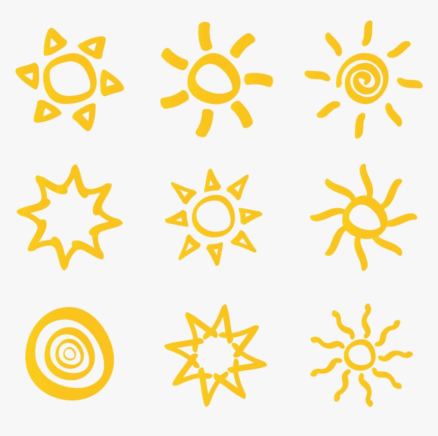Brush Vector Sun - Icon, HD Png Download