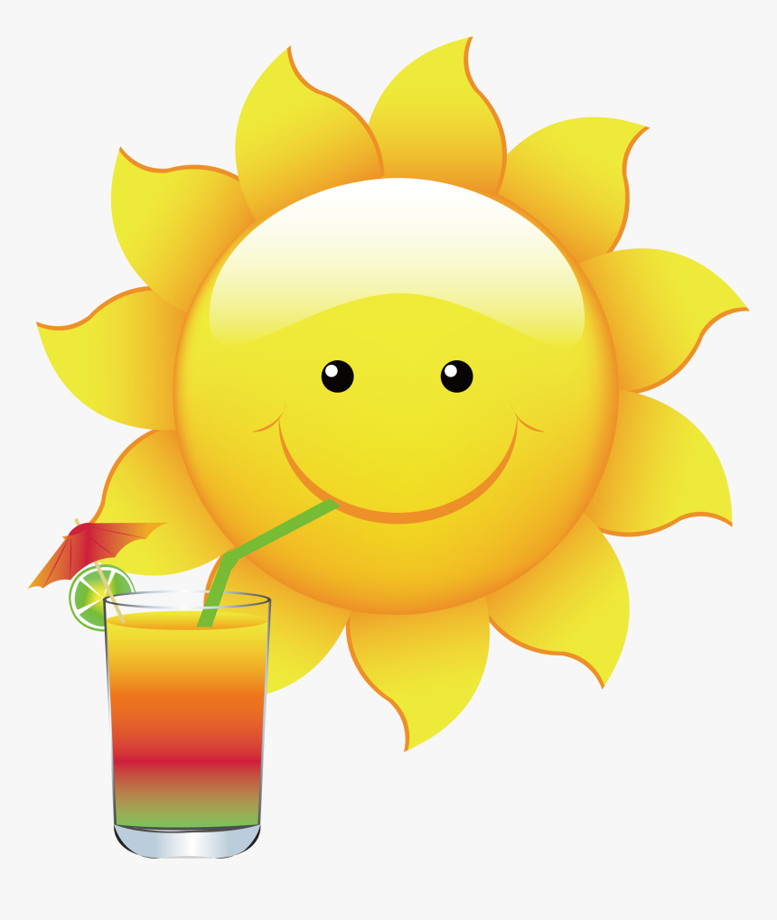 Cloud Stock Photography Cartoon Clip Art - Sun Summer Cartoon, HD Png Download