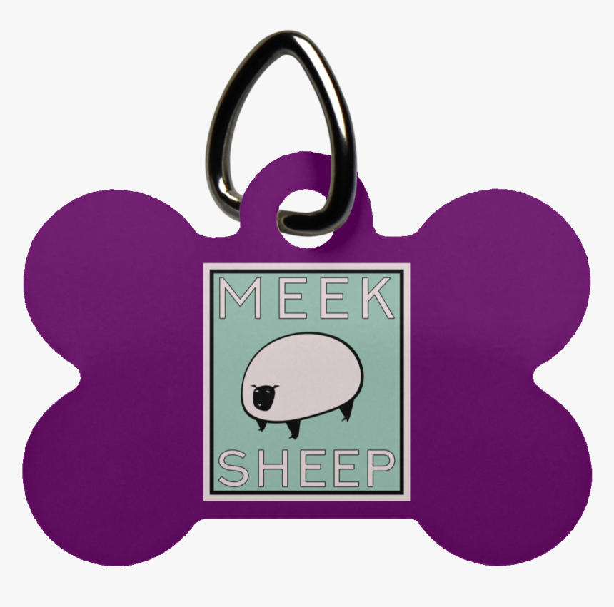 Dog Bone Png Purple - Bone Shaped Dog Tag Png, Transparent Png