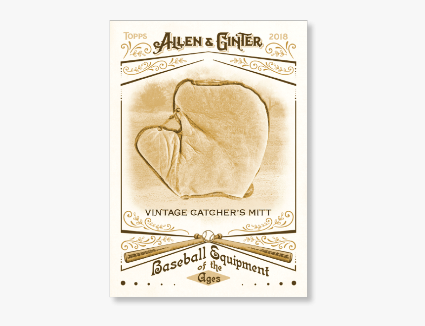 2018 Topps Allen & Ginter Vintage Catcher S Mitt Baseball - Aadi Lagna Patrika, HD Png Download