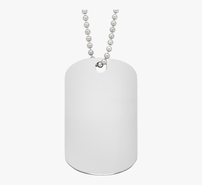 Silver Dog Tag Png, Transparent Png