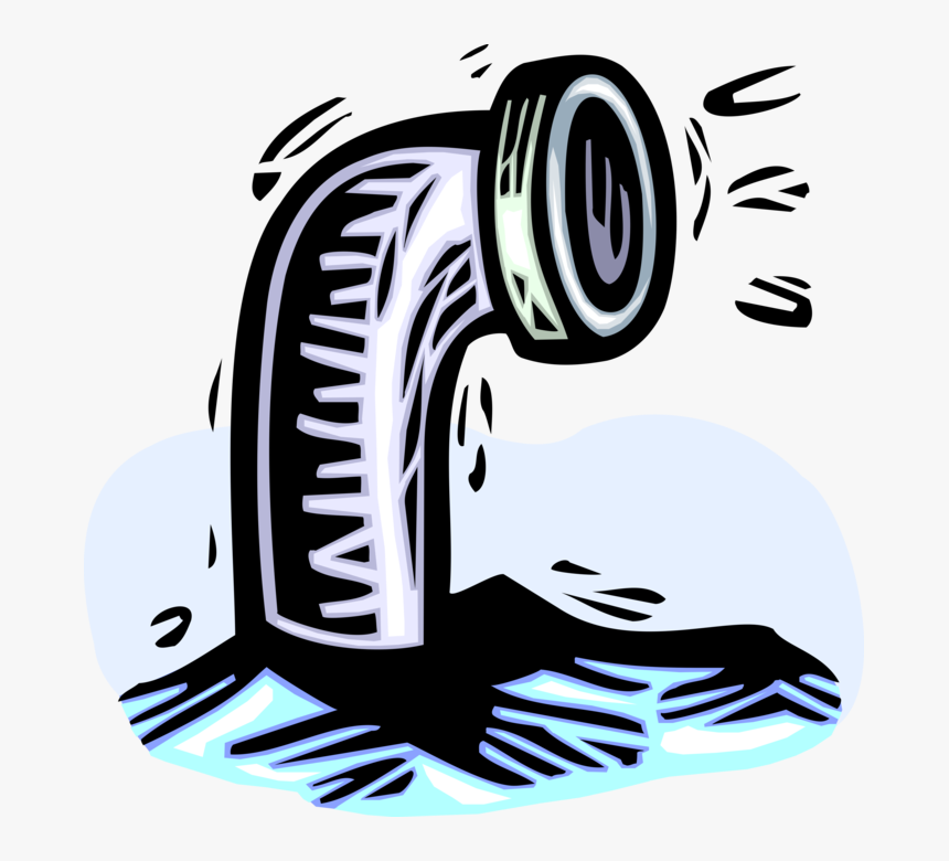 Vector Illustration Of Submersible Under The Sea Submarine - Submarine Telescope, HD Png Download