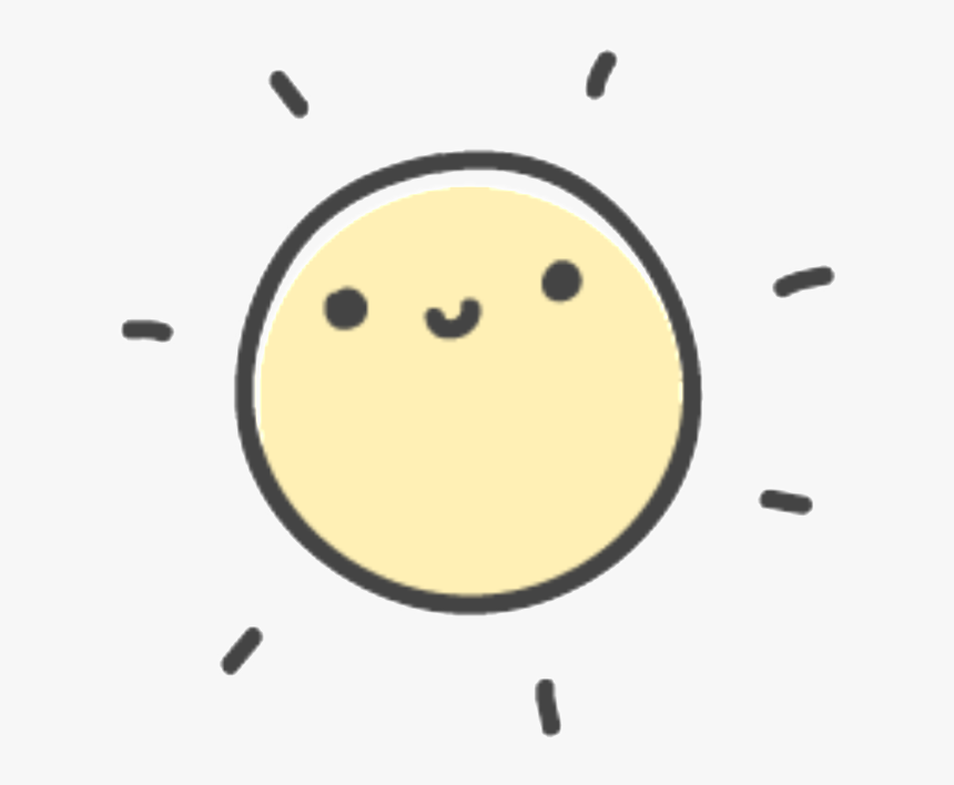 Hand Drawn Smiling Sun Vector - Vector Sun Cartoon Png, Transparent Png