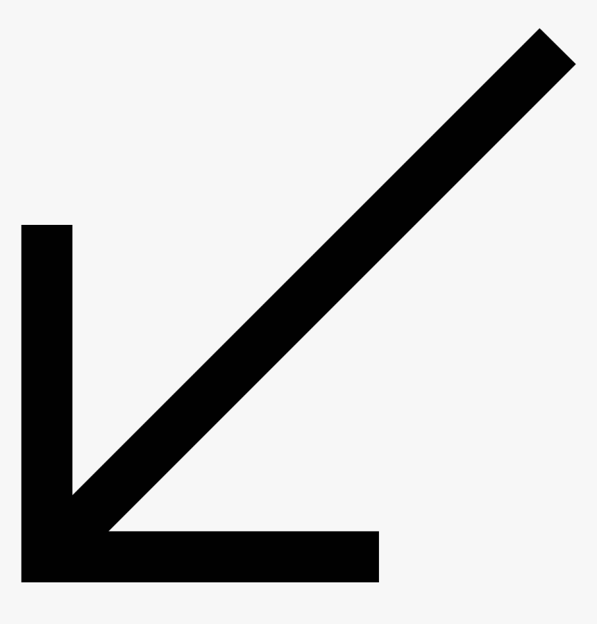 Arrow Pointing Png - Arrow Pointing Down Left Png, Transparent Png