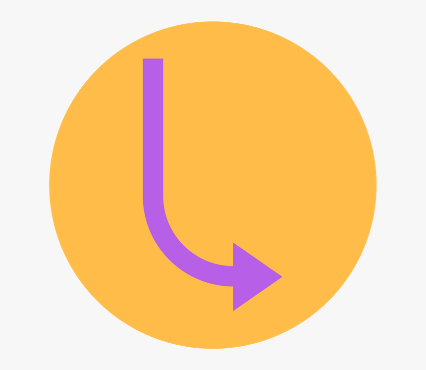 Hiring Interpreters Purple Arrow Pointing Down And - Circle, HD Png Download