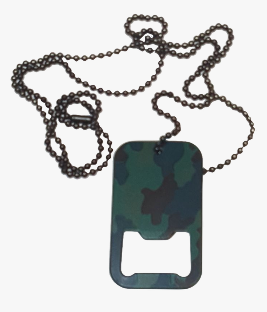 Dog Tag Bottle Opener W/chain - Emblem, HD Png Download