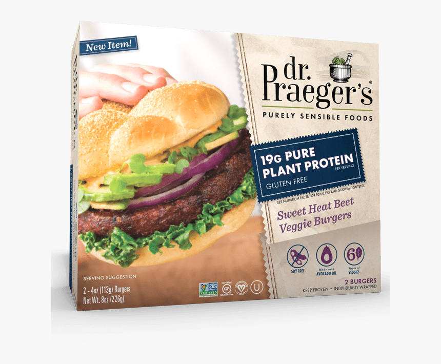 Dr Praeger's Veggie Burgers Protein, HD Png Download