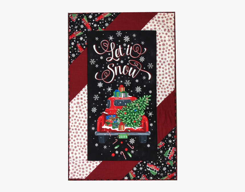 Let It Snow Includes Pattern Fabrics - Let It Snow Timeless Treasures Fabric, HD Png Download