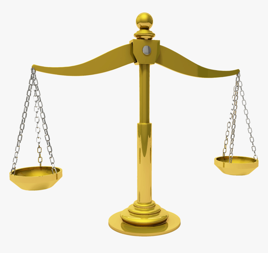 Transparent Scales Of Justice, HD Png Download