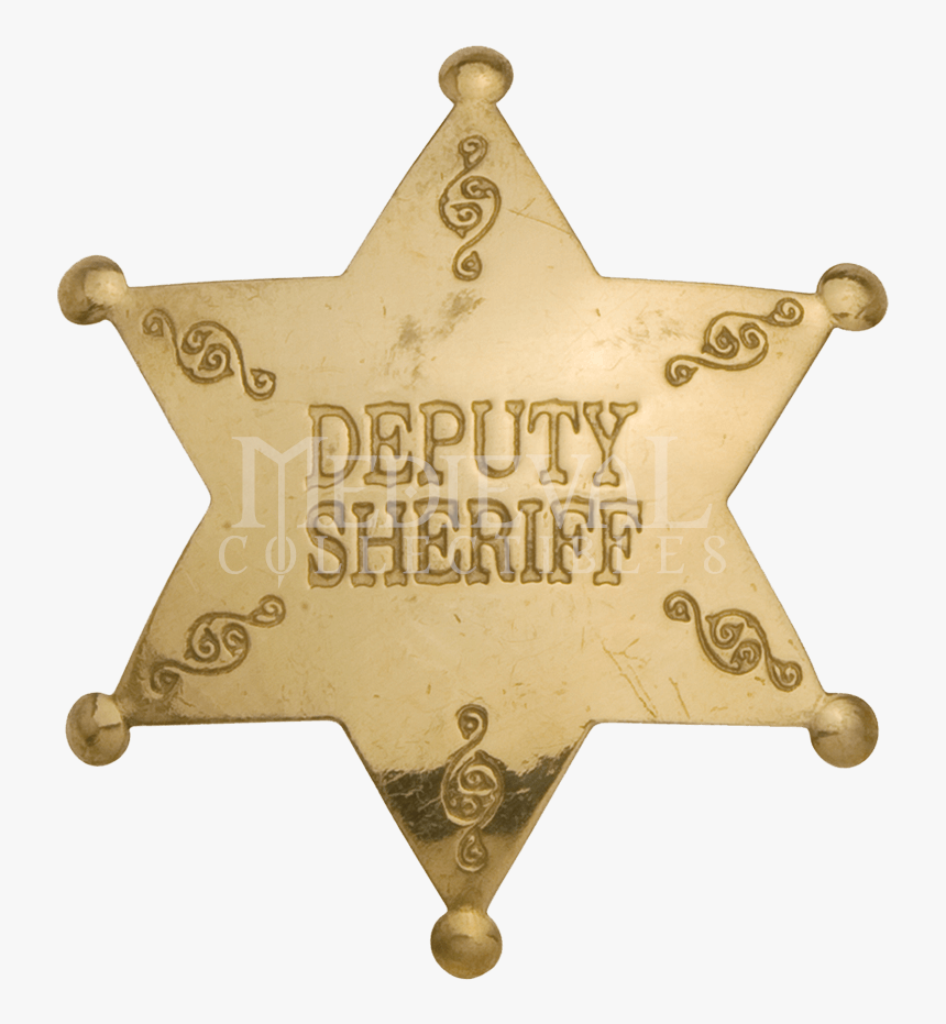 Sheriff Badge Police Officer Brass Lapel Pin - Deputy Sheriff Badge Clipart, HD Png Download