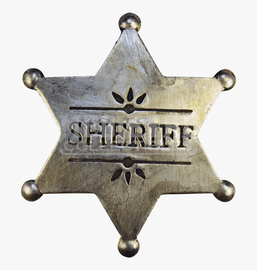 Transparent Police Badge Clipart Png - Transparent Background Sheriff Badge, Png Download