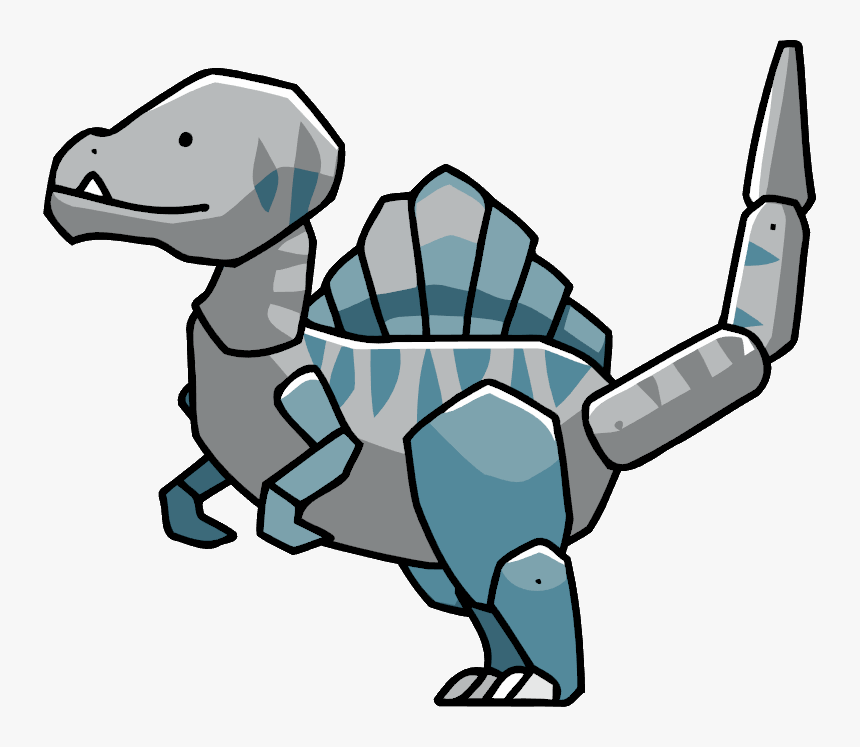 Scribblenauts Spinosaurus Clip Arts - Dinosaur Scribblenauts, HD Png Download