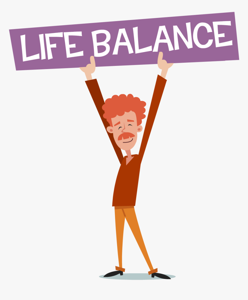 Life Balance - Cartoon, HD Png Download