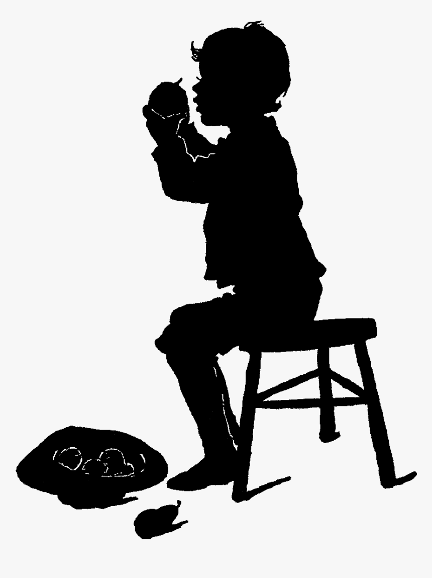 Child Play Silhouette Png, Transparent Png