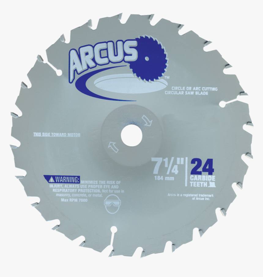 7-1/4 - Ripping Circular Saw Blade, HD Png Download