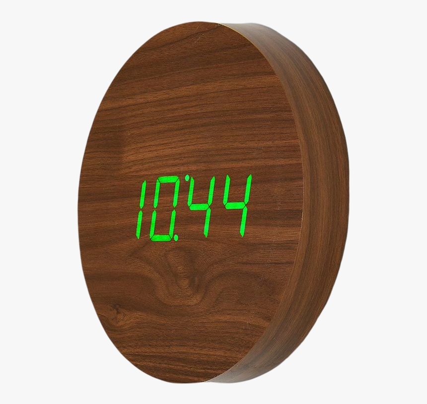 Digital Wall Clock - Plywood, HD Png Download